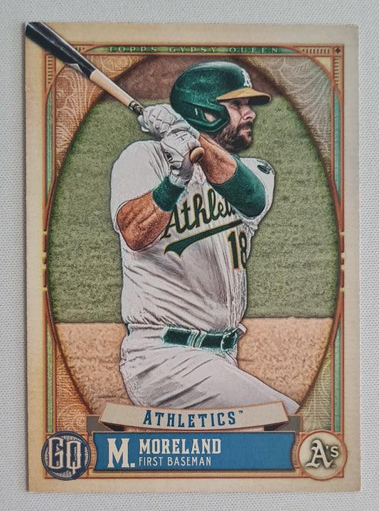Mitch Moreland - 2021 Topps GQ MB Baseball Oakland Athletics #229