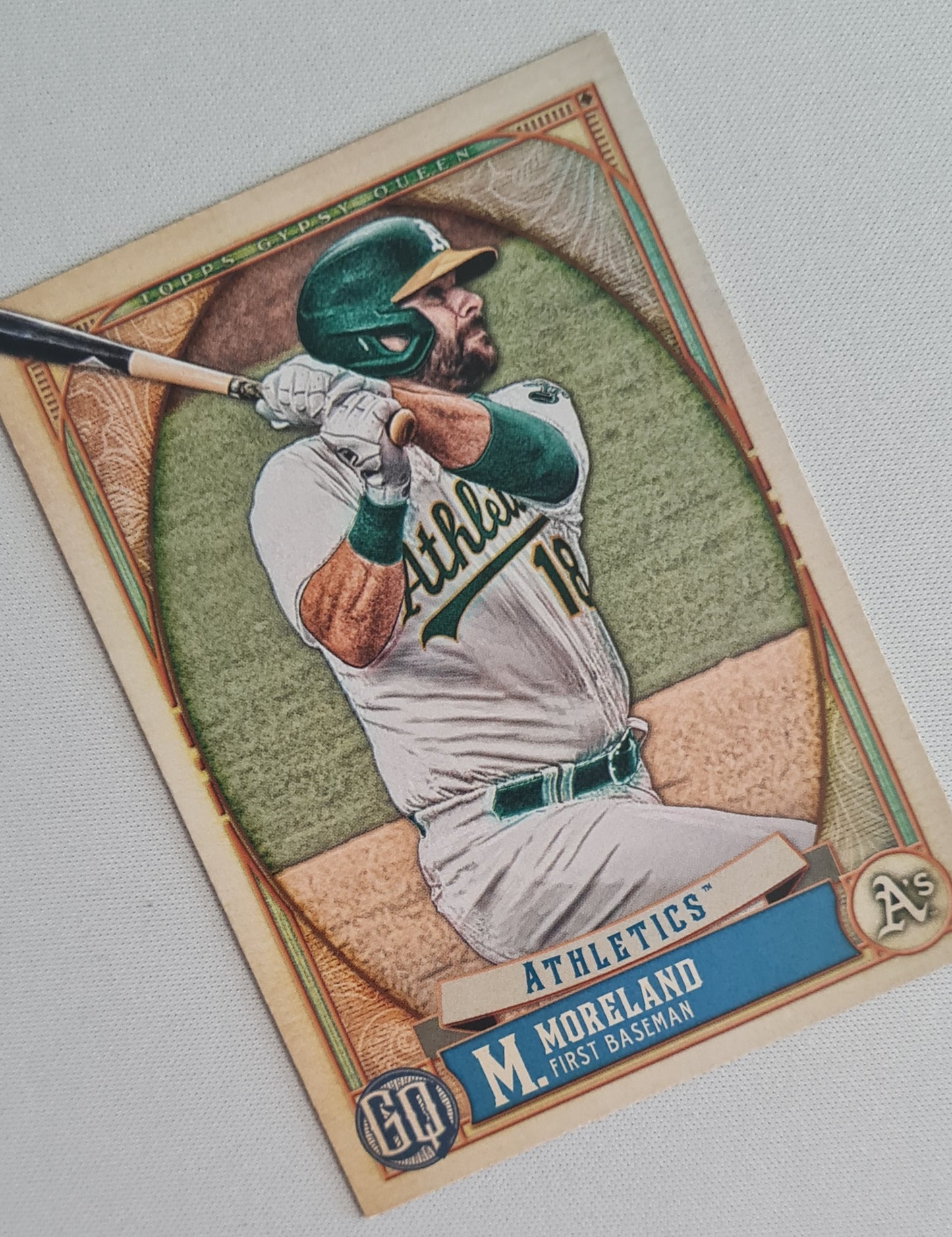 Mitch Moreland - 2021 Topps GQ MB Baseball Oakland Athletics #229