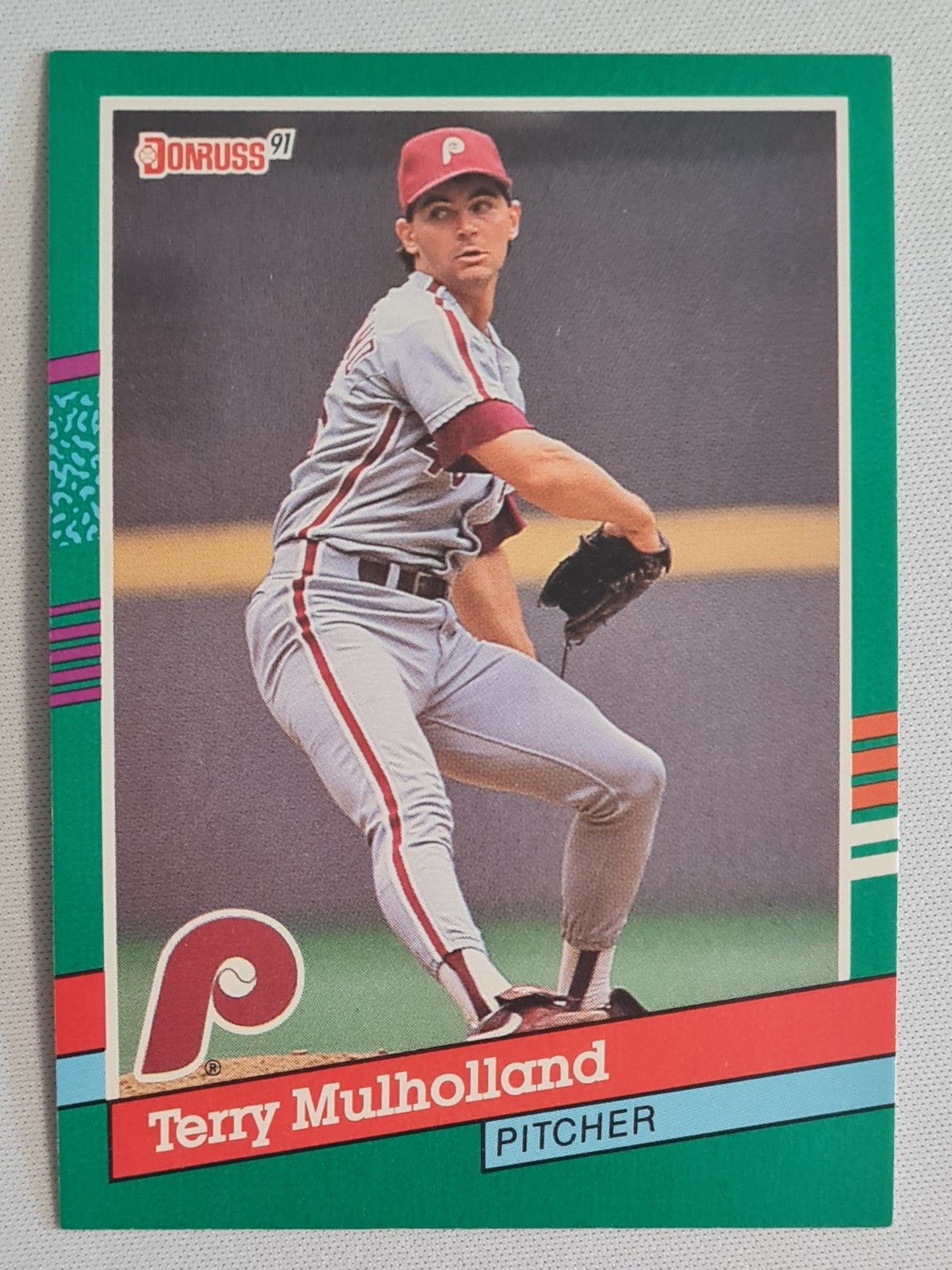 Terence Mulholland - 1990 Donruss Leaf MLB Baseball Philadelphia Phillies #541