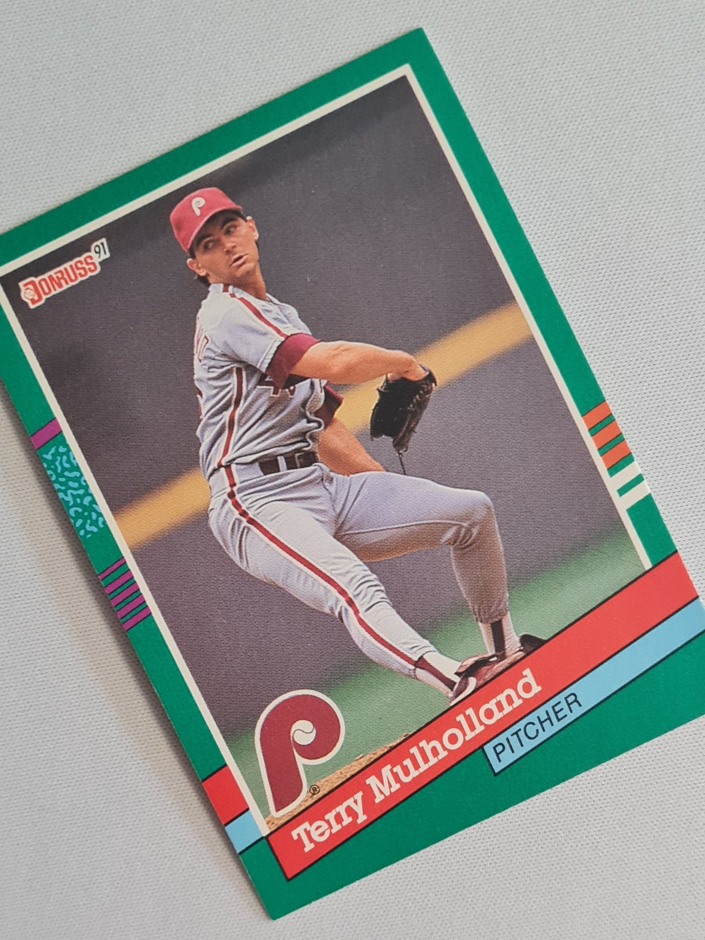 Terence Mulholland - 1990 Donruss Leaf MLB Baseball Philadelphia Phillies #541