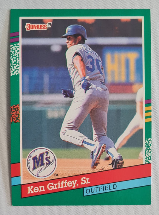 Ken Griffey Sr. - 1990 Donruss Leaf MLB Baseball Seattle Mariners #452