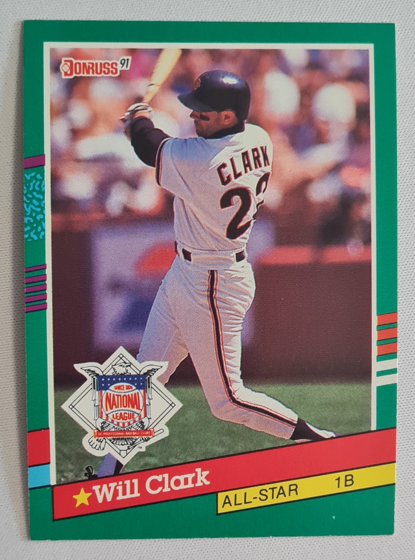 Will Clark - 1990 Donruss Leaf MLB Baseball San Francisco Giants #441