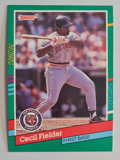 Cecil Fielder - 1990 Donruss Leaf MLB Baseball Detroit Tigers #451