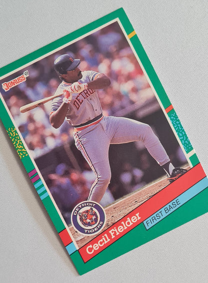 Cecil Fielder - 1990 Donruss Leaf MLB Baseball Detroit Tigers #451