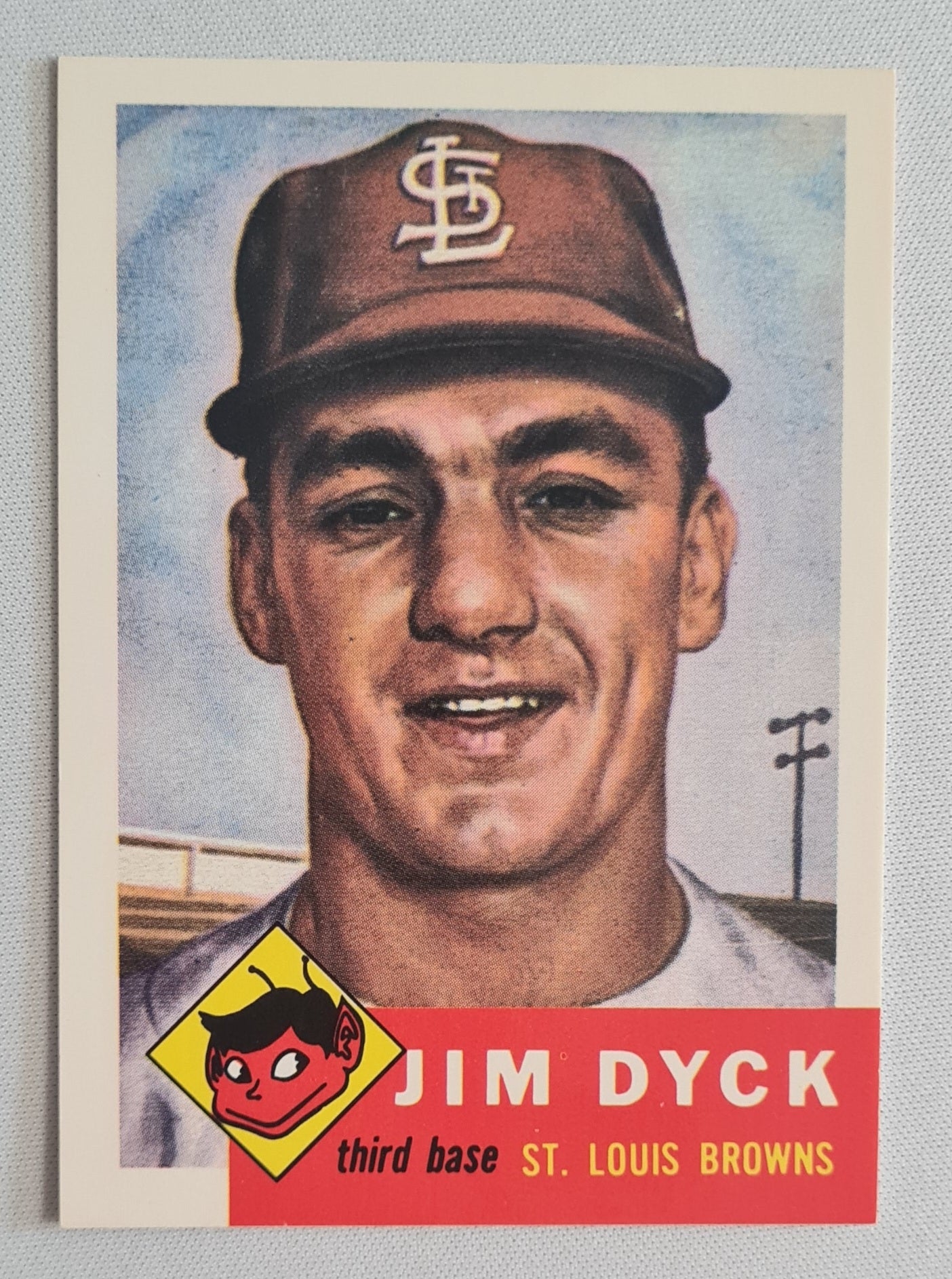 Jim Dyck - 1991 Topps MLB Baseball St. Louis Browns #177
