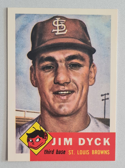 Jim Dyck - 1991 Topps MLB Baseball St. Louis Browns #177