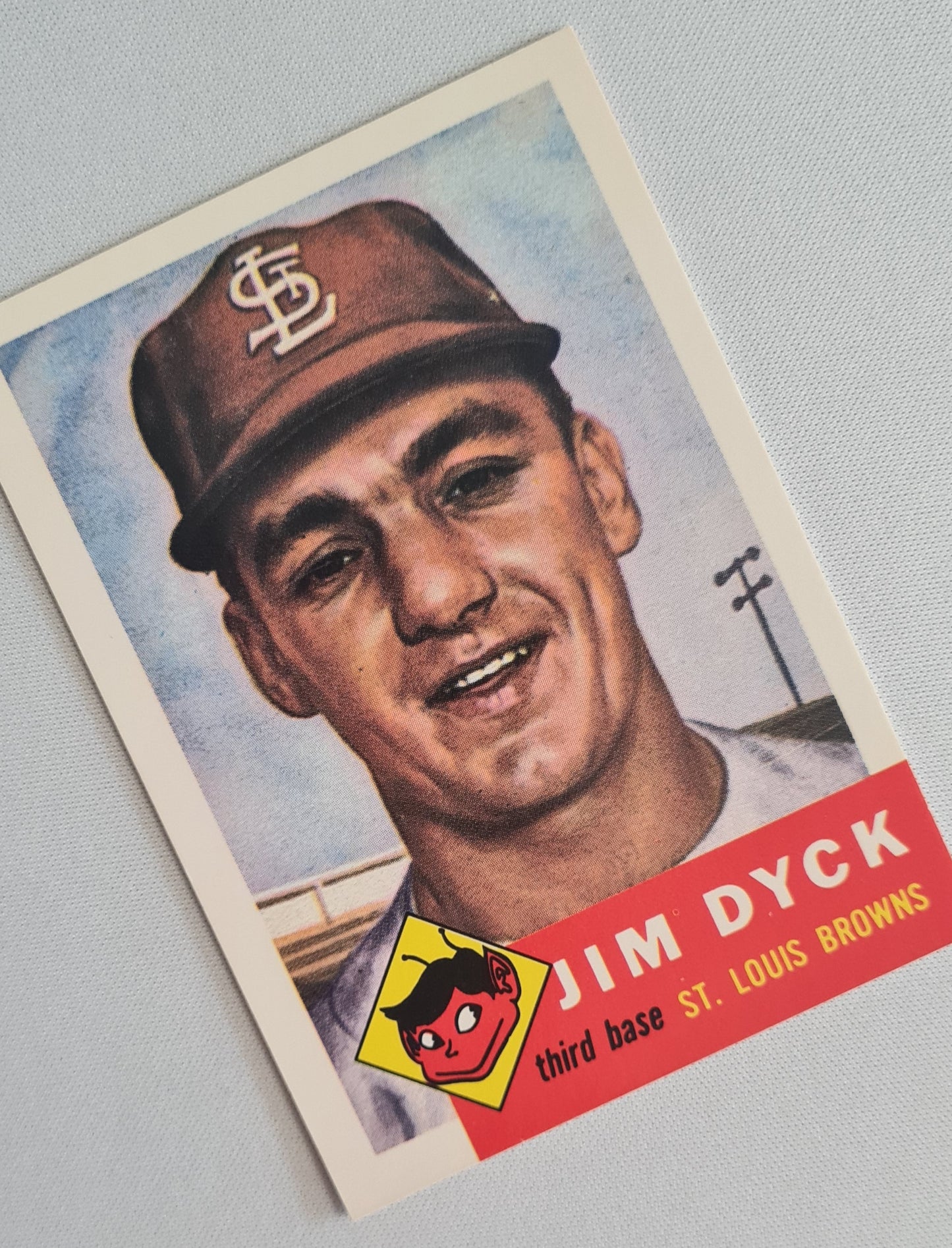 Jim Dyck - 1991 Topps MLB Baseball St. Louis Browns #177