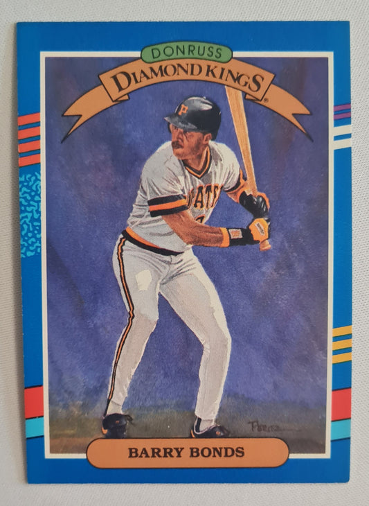 Barry Bonds - 1990 Donruss Leaf Diamond Kings MLB Baseball Pittsburgh Pirates #4