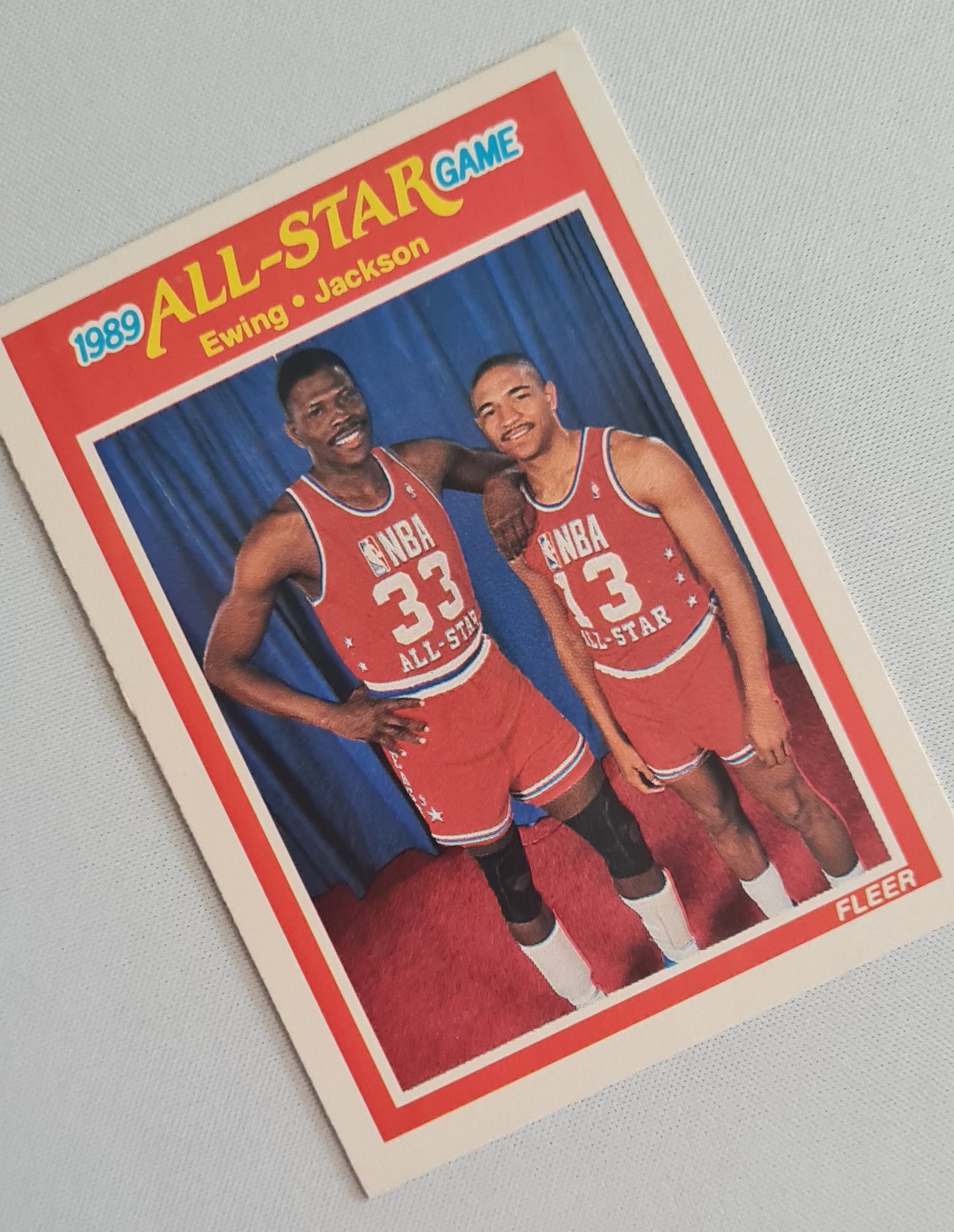 Ewing & Jackson - 1989 Fleer NBA Basketball All-Star Game #167