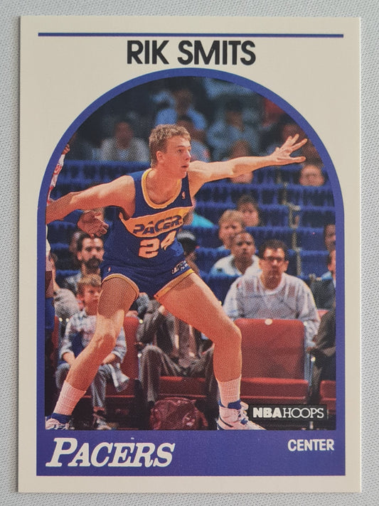 Rik Smits - 1989 NBA Hoops Rookie Card Indiana Pacers #37