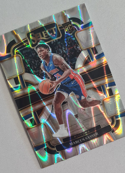 Marcus Sasser - 2023/24 Panini Select Basketball NBA Detroit Pistons #70 Tectonic