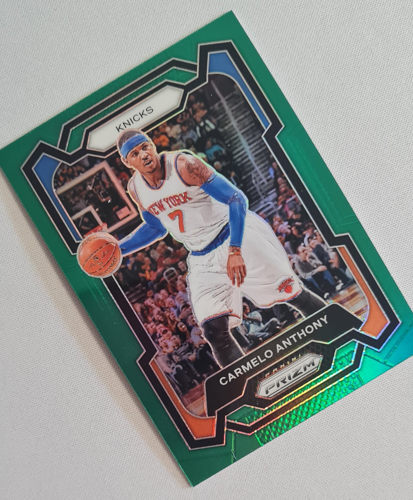 Carmelo Anthony - 2023/24 Panini Prizm Basketball NBA New York Knicks #186 Green Prizm