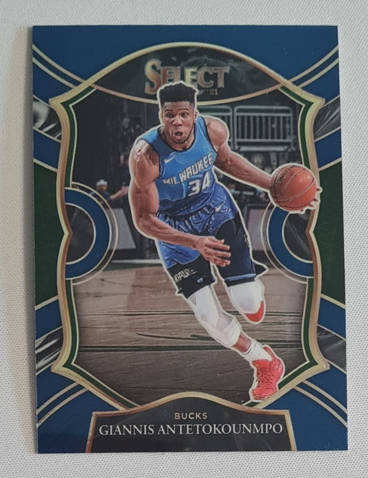 Giannis Antetokounmpo - 2021 Panini Select Basketball NBA Milwaukee Bucks #54 Concourse