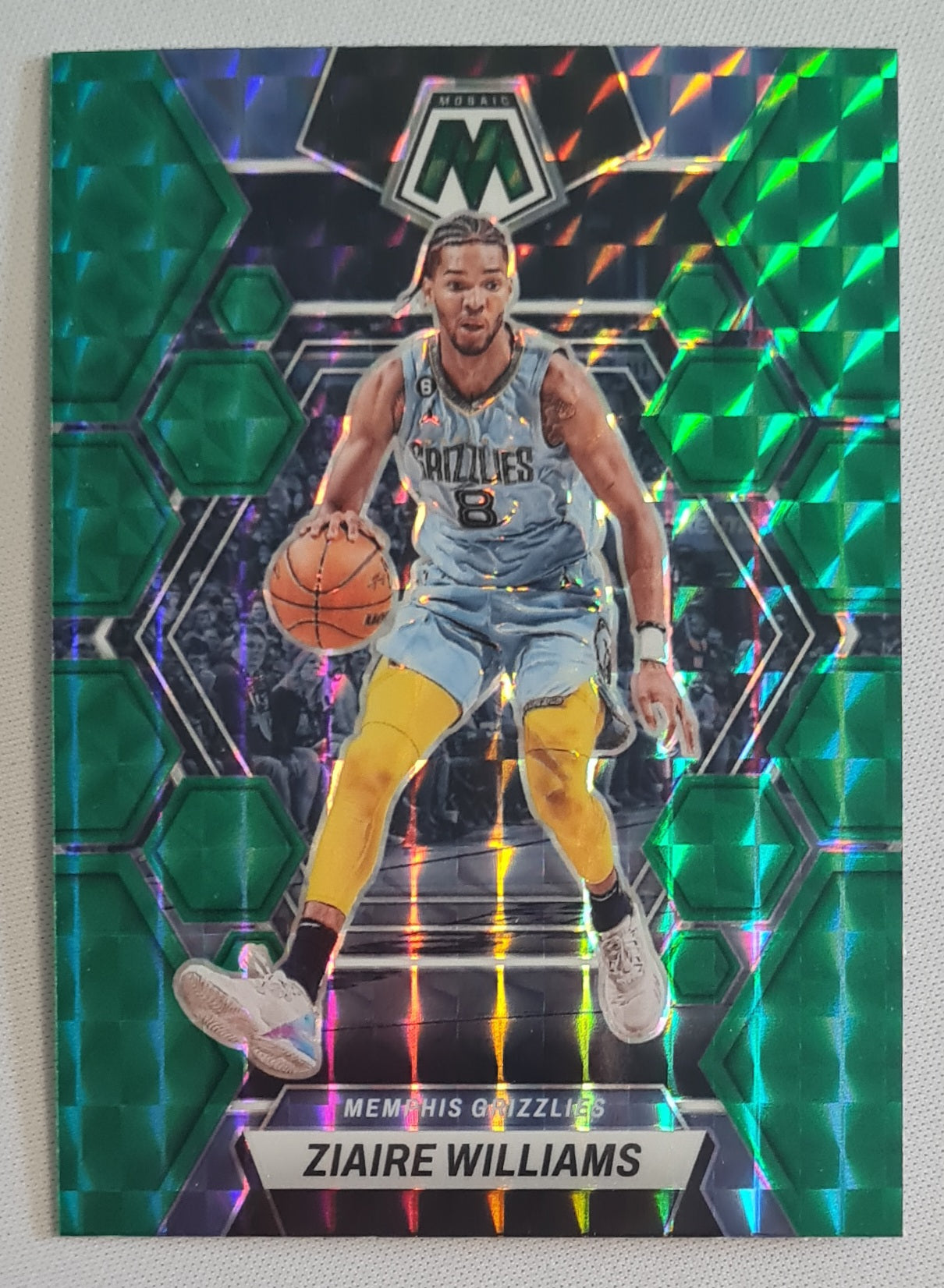 Ziaire Williams - 2022/23 Panini Mosaic Basketball NBA Memphis Grizzlies #163 Green Mosaic