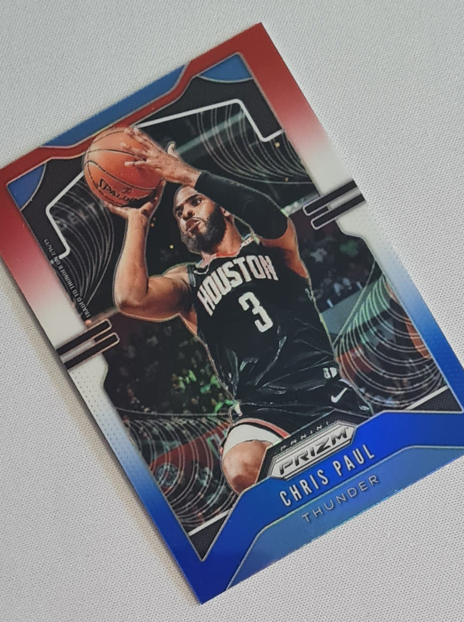 Chris Paul - 2019/20 Panini Prizm Basketball NBA Oklahoma City Thunder #211 Red/White/Blue Prizm