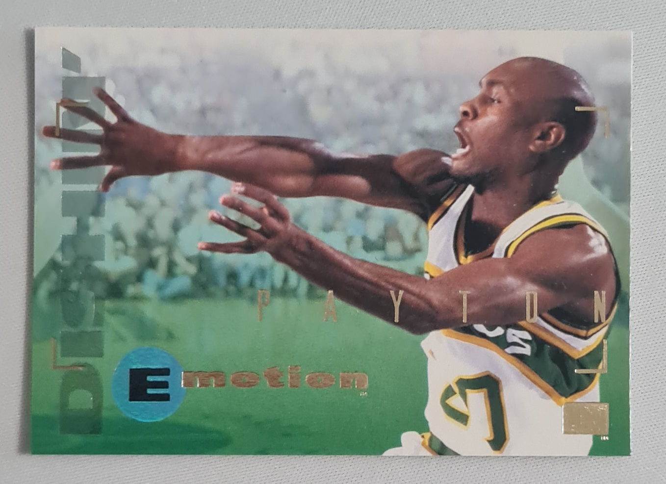 Gary Payton - 1995 SkyBox NBA Basketball Seattle Super Sonics E-Motion #92
