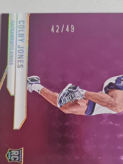 Colby Jones - 2023/24 Panini Donruss Elite /49 #210 Sacramento Kings
