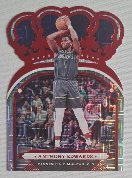 Anthony Edwards - 2022/23 Panini Crown Royale Asia Red #70 Minnesota Timberwolves