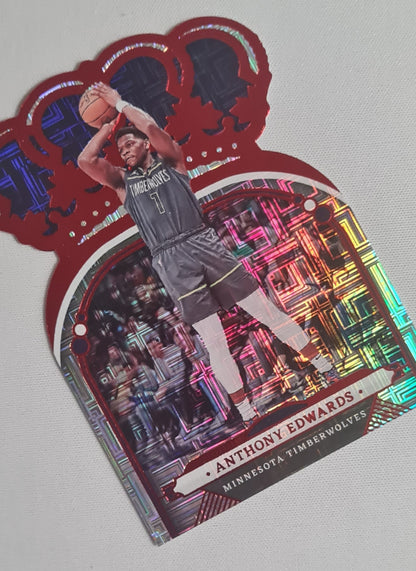 Anthony Edwards - 2022/23 Panini Crown Royale Asia Red #70 Minnesota Timberwolves