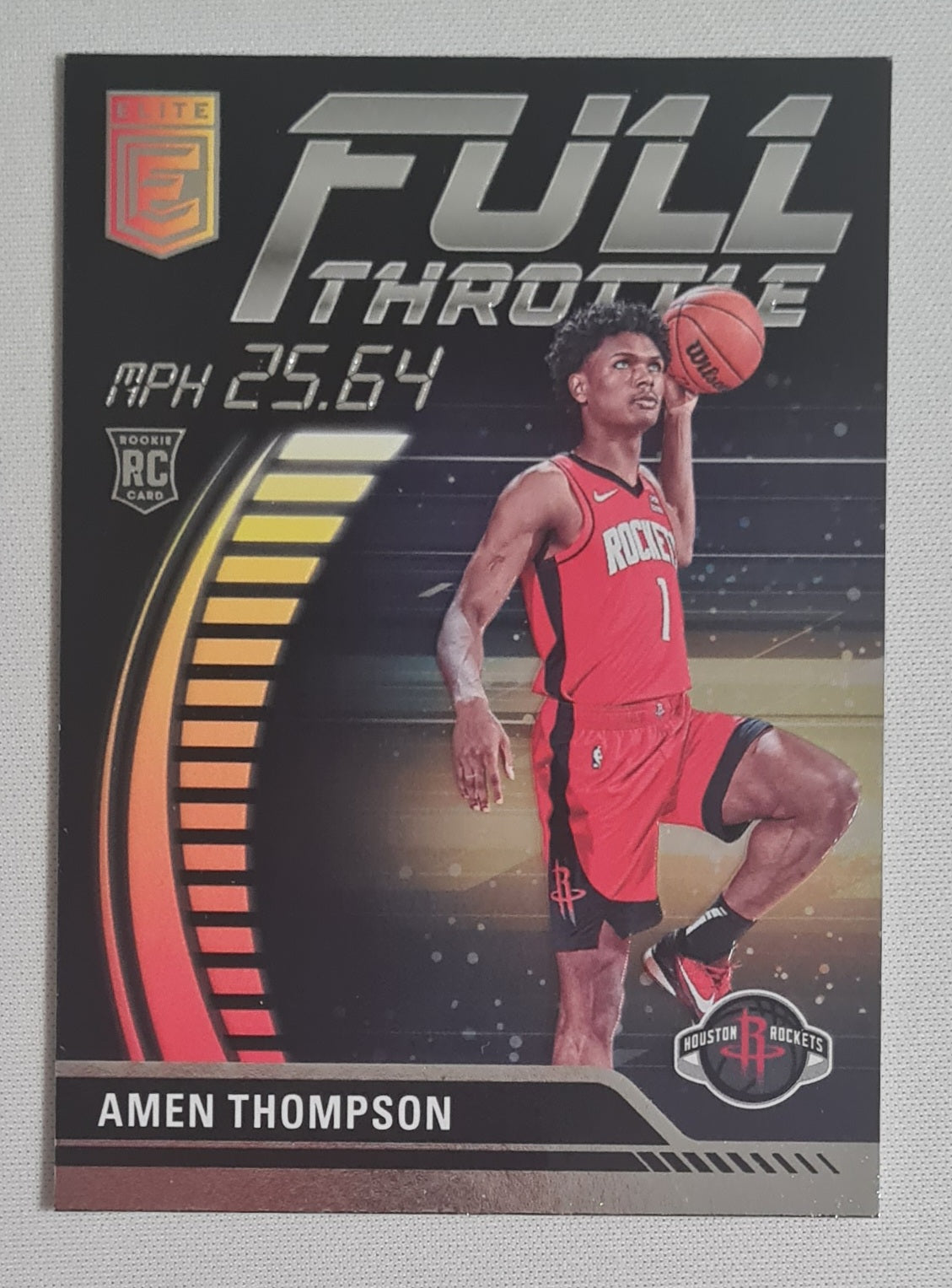 Amen Thompson - 2023/24 Panini Donruss Elite Full Throttle #1 Houston Rockets