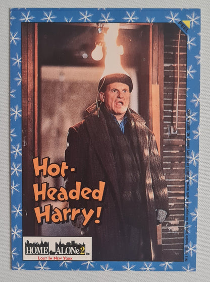 Home Alone 2 - 1992 Topps Lost in New York Puzzle Sticker Hot-Headed Harry!