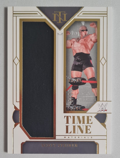 Scott Steiner - 2024 Panini National Treasures WWE Timeline Materials Patch /99 #TM-SST