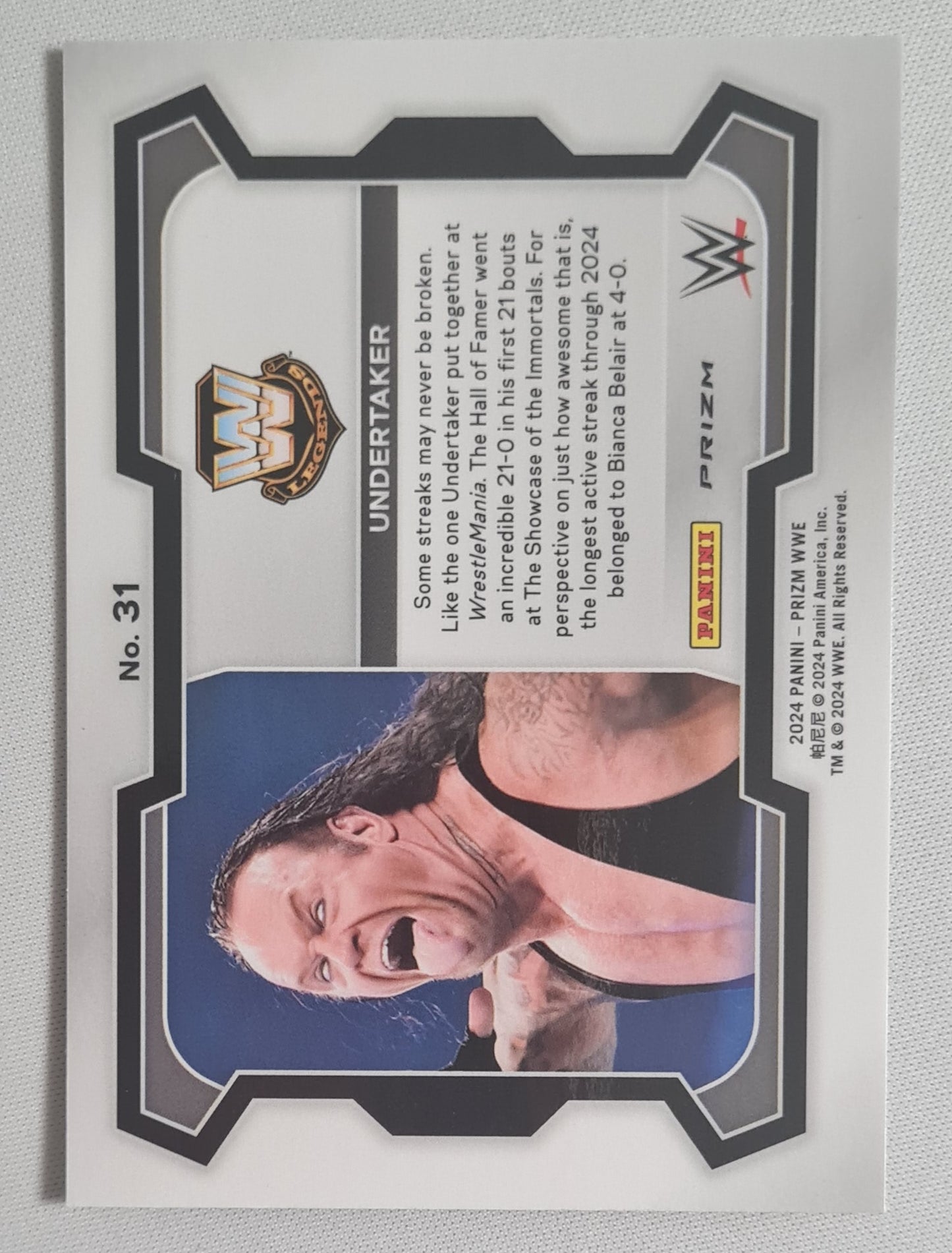 Undertaker - 2024 Panini Prizm WWE Disco Prizm #31