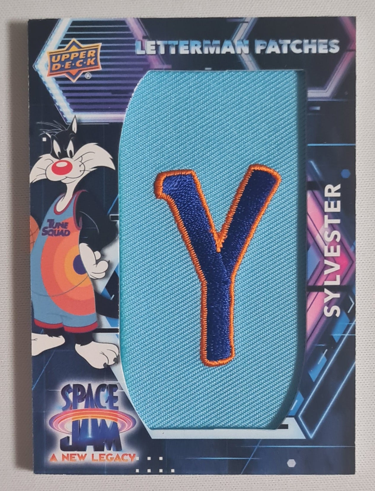Sylvester - 2021 Upper Deck Space Jam A New Legacy Letterman Patches Y #LP-SY