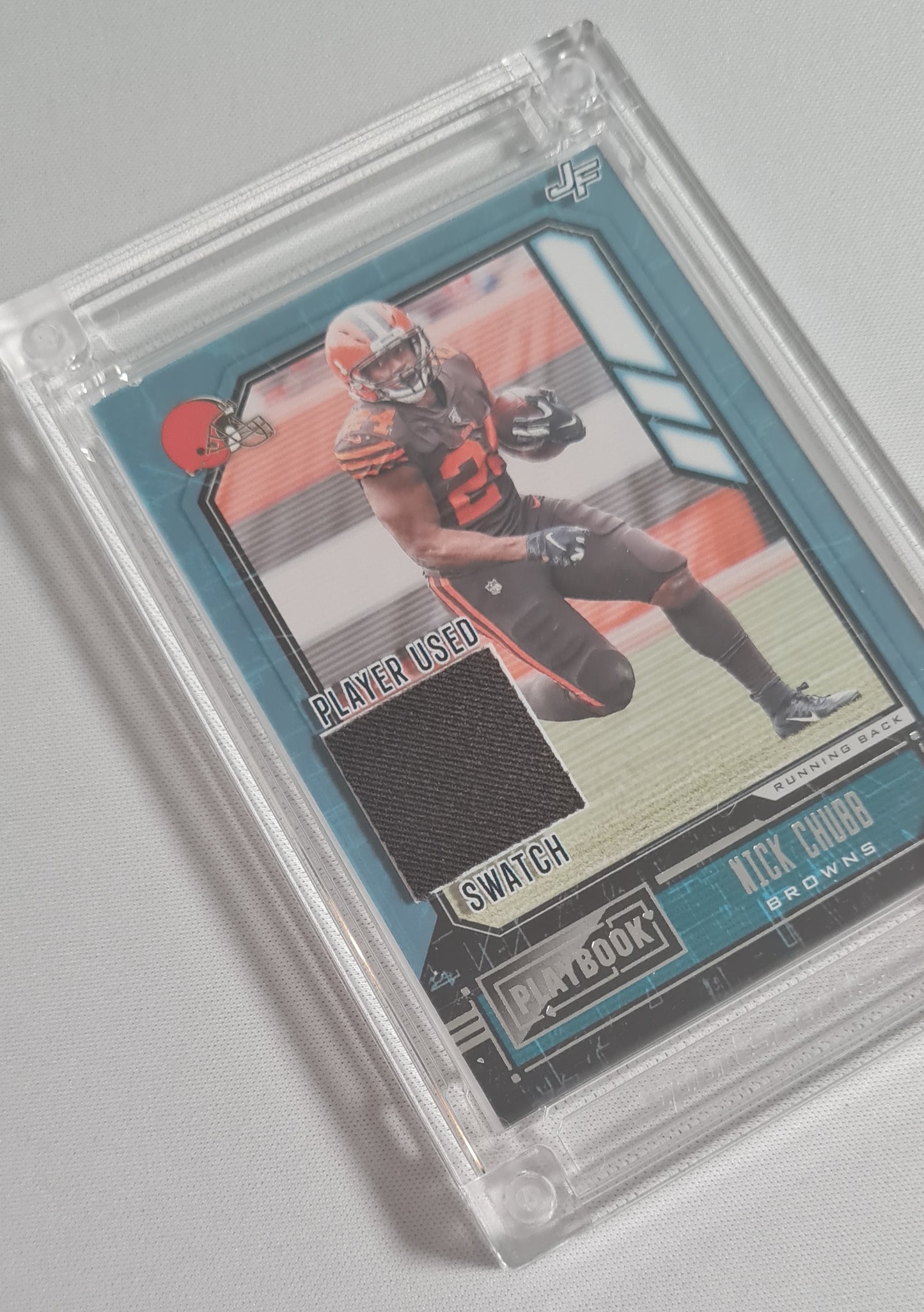 Nick Chubb - 2022 Jersey Fusion 2020 Game Worn Patch #NC20 Cleveland Browns