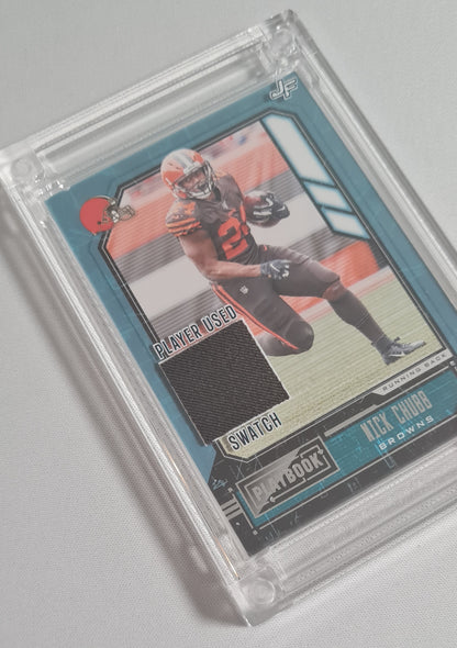 Nick Chubb - 2022 Jersey Fusion 2020 Game Worn Patch #NC20 Cleveland Browns