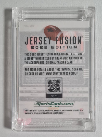 Nick Chubb - 2022 Jersey Fusion 2020 Game Worn Patch #NC20 Cleveland Browns