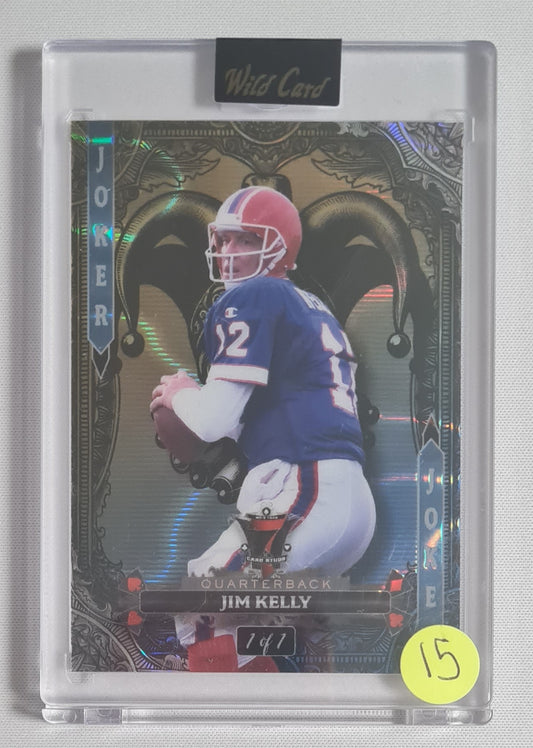 Jim Kelly - 2024 Wild Card 1of1 Prizm Joker #7JW-JK Buffalo Bills