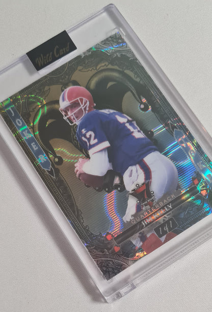 Jim Kelly - 2024 Wild Card 1of1 Prizm Joker #7JW-JK Buffalo Bills