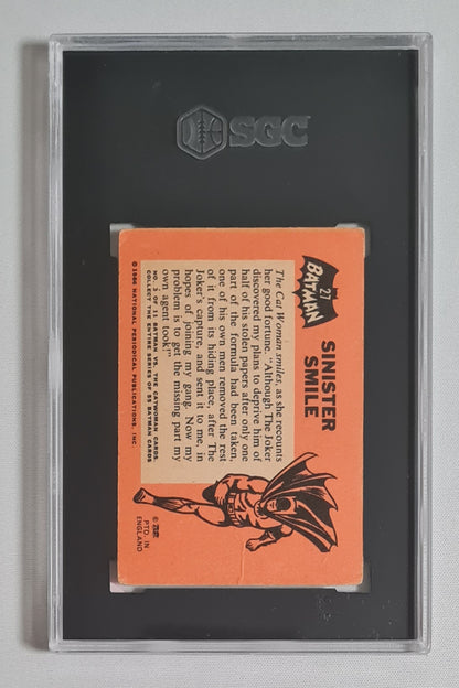 Batman - 1966 A. & B.C. Gum Sinister Smile SGC 4 #27