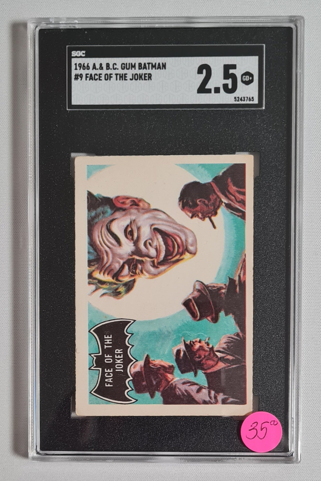Batman - 1966 A. & B.C. Gum Face of the Joker SGC 2.5 #9