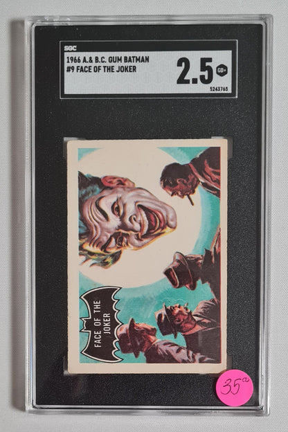 Batman - 1966 A. & B.C. Gum Face of the Joker SGC 2.5 #9