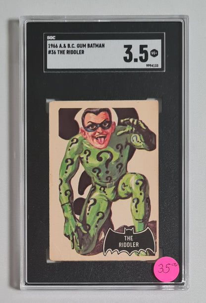 Batman - 1966 A. & B.C. Gum The Riddler SGC 3.5 #36
