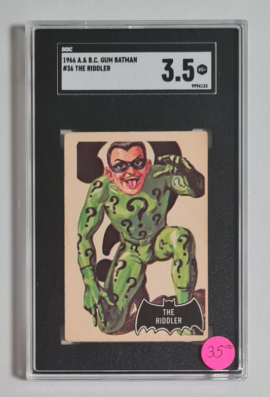 Batman - 1966 A. & B.C. Gum The Riddler SGC 3.5 #36