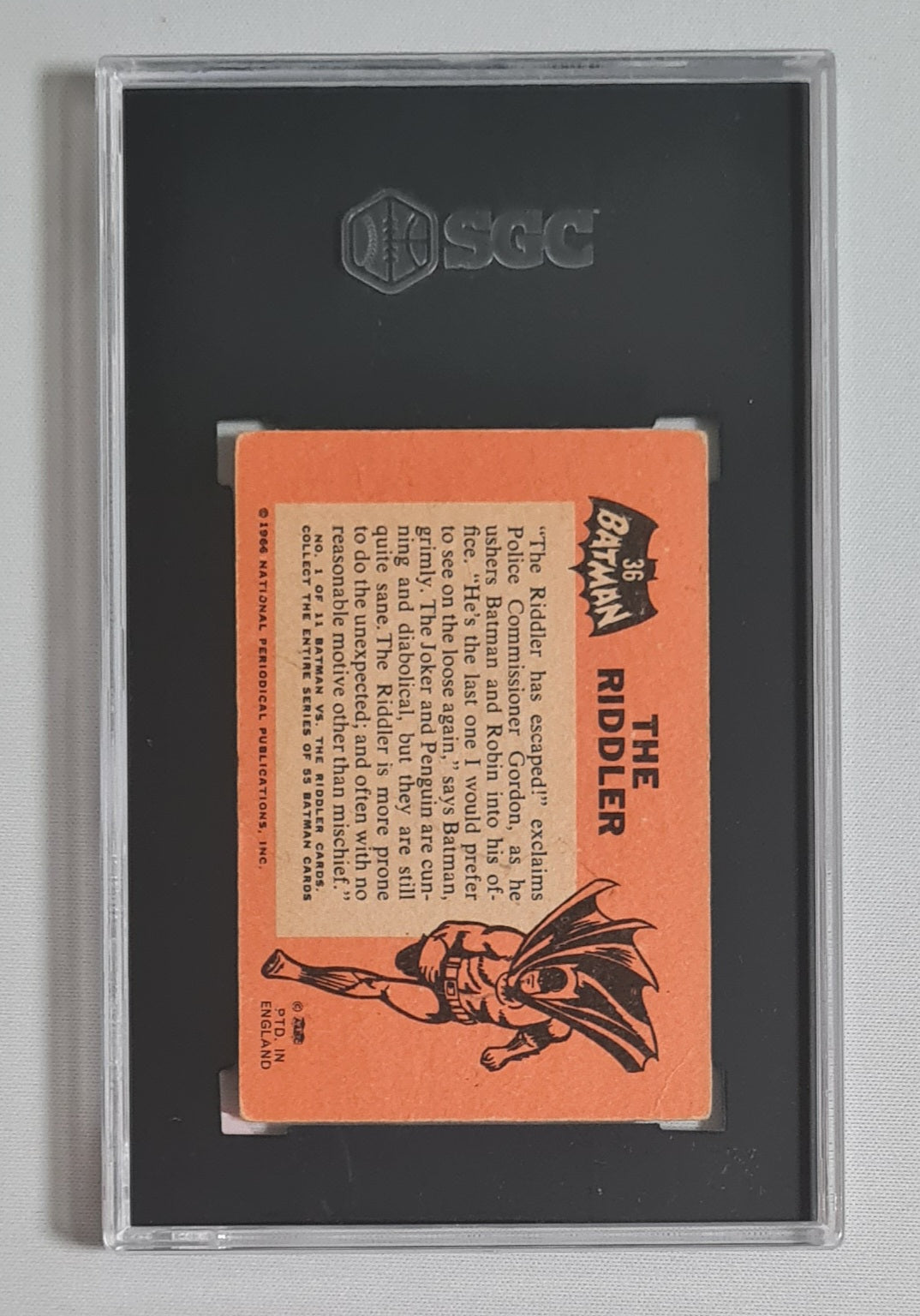 Batman - 1966 A. & B.C. Gum The Riddler SGC 3.5 #36