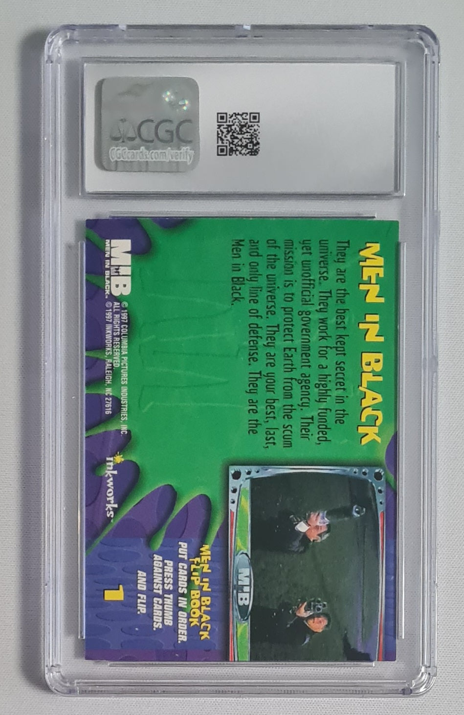 Men In Black - 1997 Inkworks Men In Black CGC 8 #1