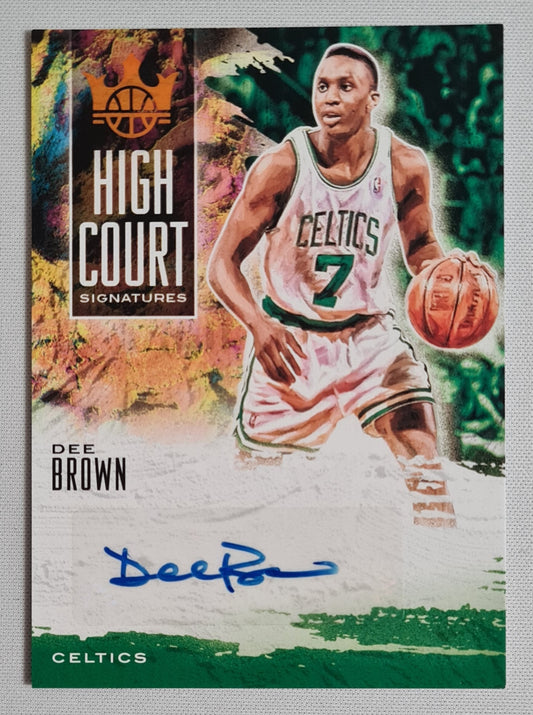 Dee Brown - 2019/20 Panini Court Kings Basketball NBA Boston Celtics #HC-DBR /25 /Autograph