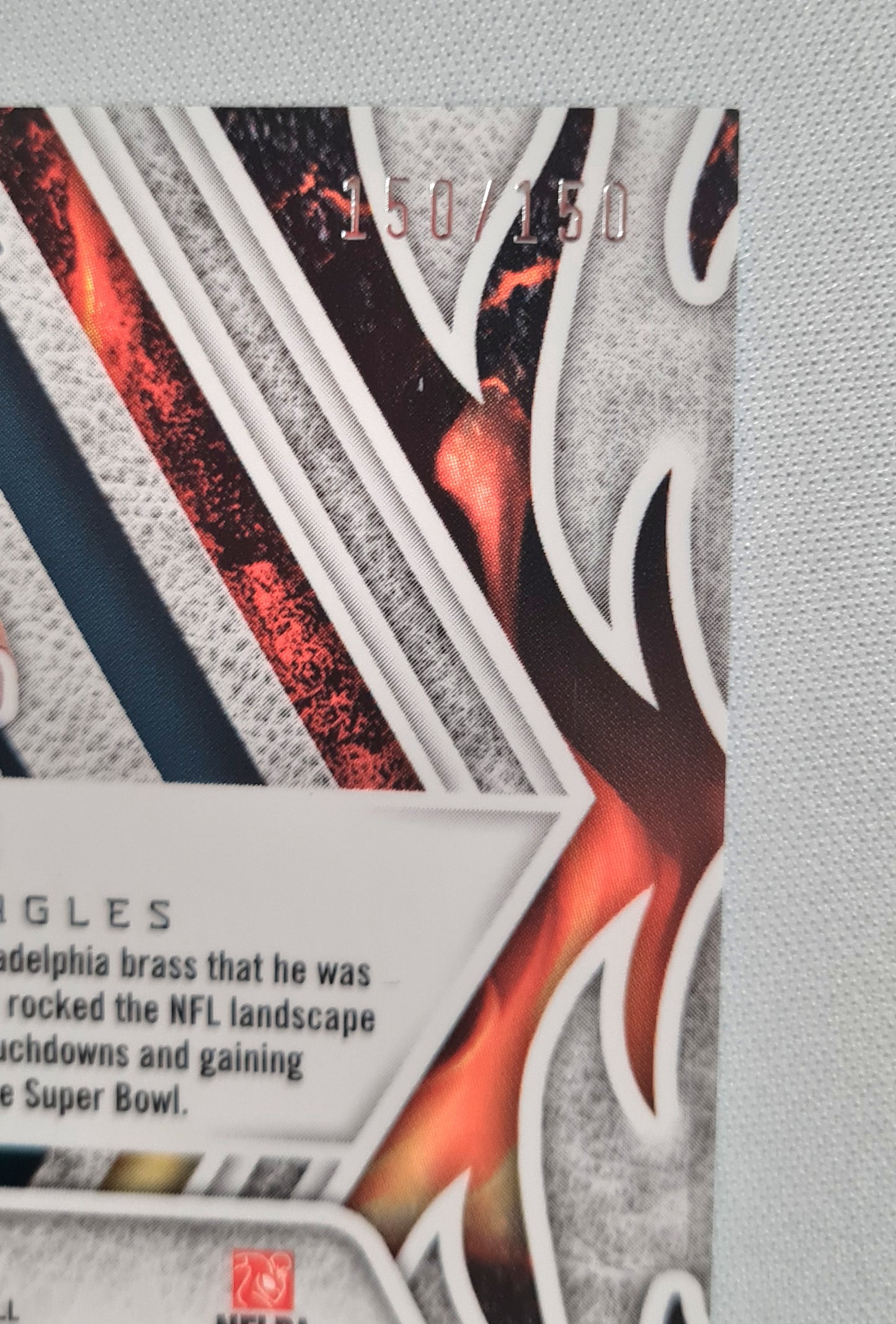 Jalen Hurts - 2023 Panini Phoenix Football "Fire Forged" Teal NFL Philadelphia Eagles #FF-3 /150