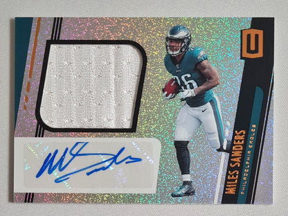 Miles Sanders - 2019 Panini Unparalleled Football NFL Eagles #324 /Patch /Auto