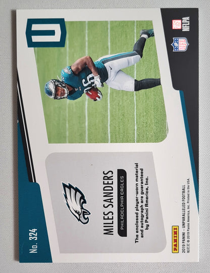 Miles Sanders - 2019 Panini Unparalleled Football NFL Eagles #324 /Patch /Auto