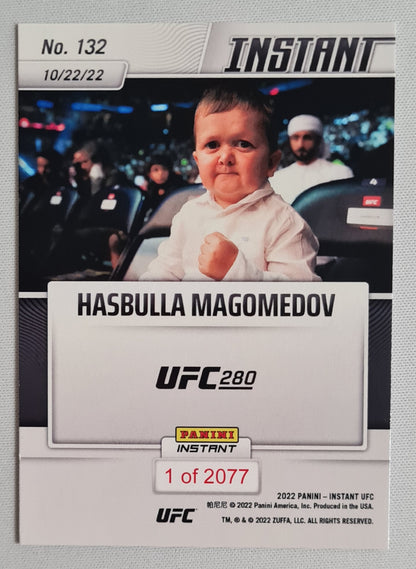 Hasbulla Magomedov - 2022 Panini Instant UFC 280 Instant (RC) #1 of 2077