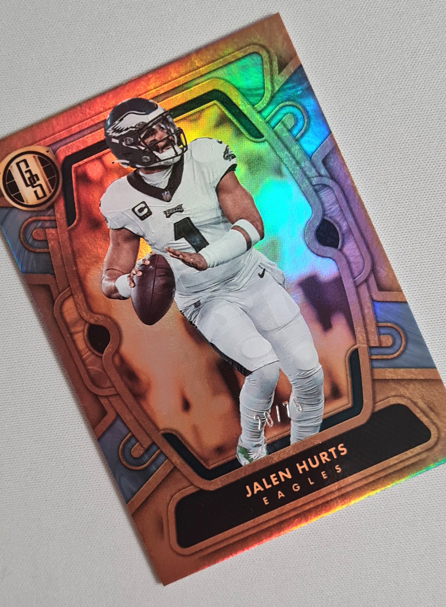Jalen Hurts - 2024 Panini Gold Standard Platinum /75 #79 Philadelphia Eagles