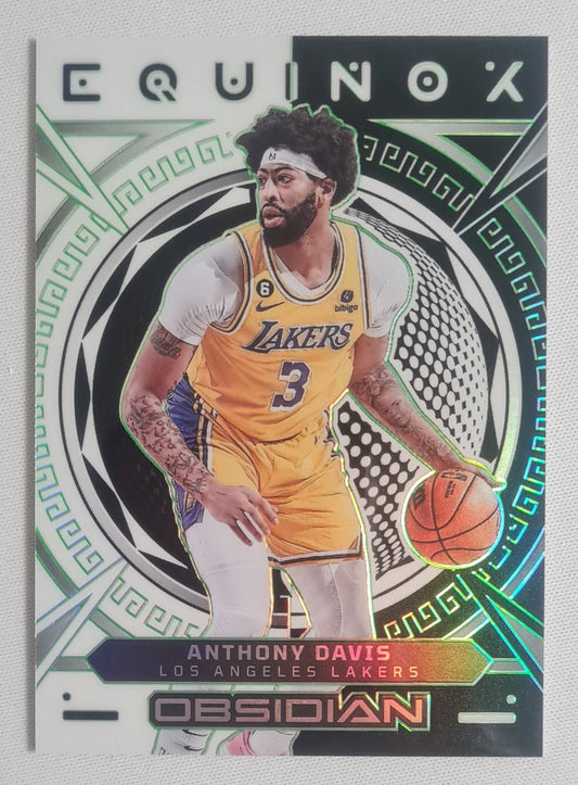 Anthony Davis - 2022/23 Panini Obsidian Basketball NBA LA Lakers #22 Green Equinox /25