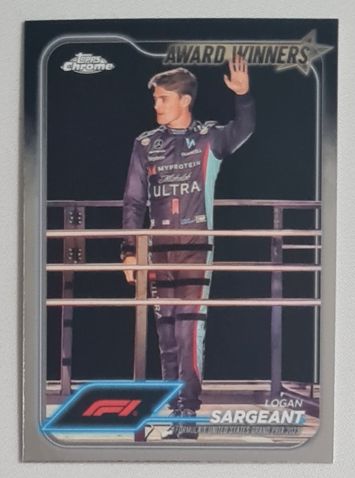 Logan Sargeant - 2024 Topps Chrome Formula 1 Williams Racing #186