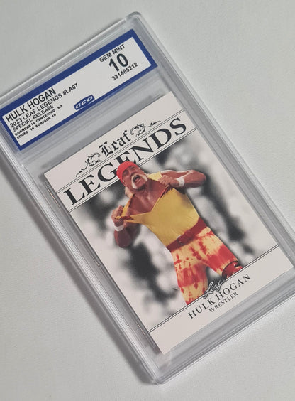 Hulk Hogan - 2023 Leaf Legends Special Release WWE Wrestling #LA07 CCG10 GEM MINT