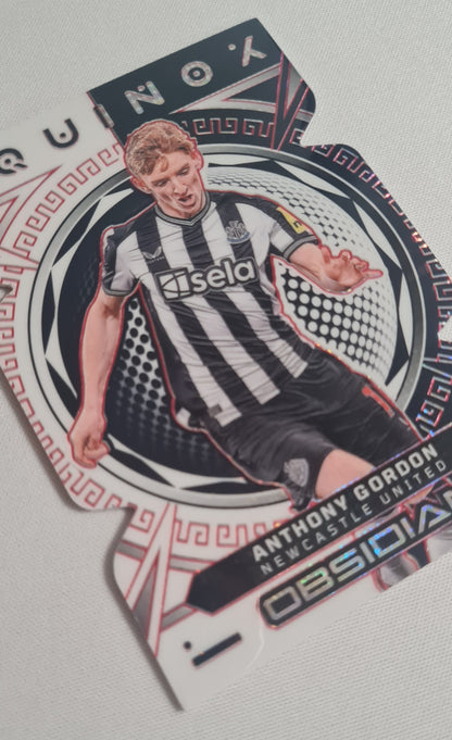 Anthony Gordon - 2023/24 Panini Obsidian Equinox Soccer Newcastle United #11 Die Cut Red /75